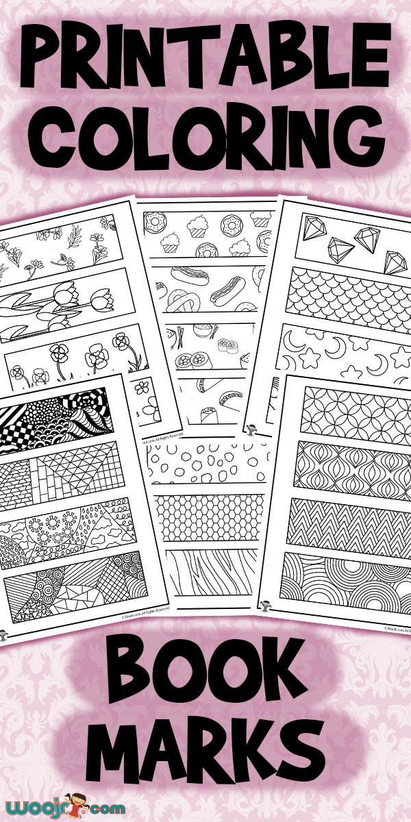 Printable coloring bookmarks woo jr kids activities childrens publishing