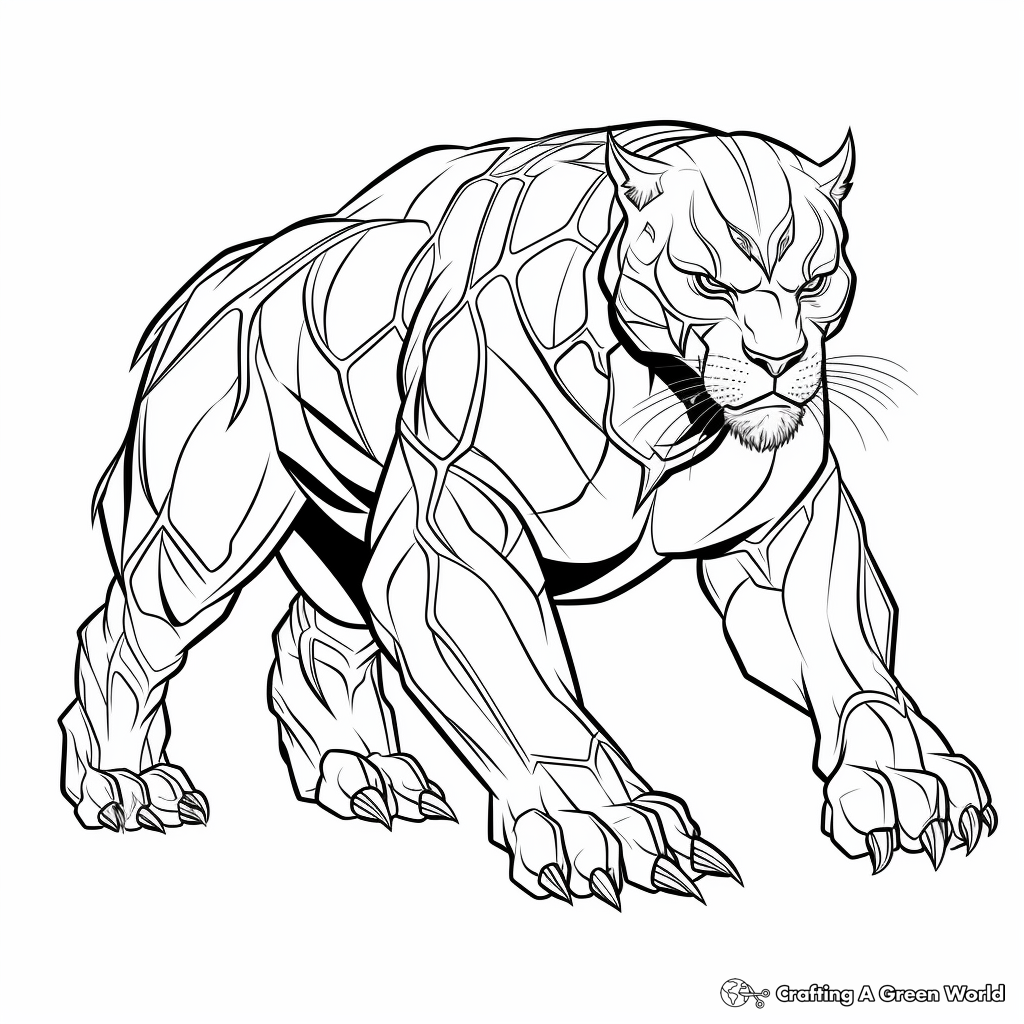 Panther coloring pages