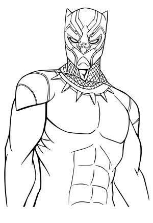 Free printable black panther coloring pages for adults and kids