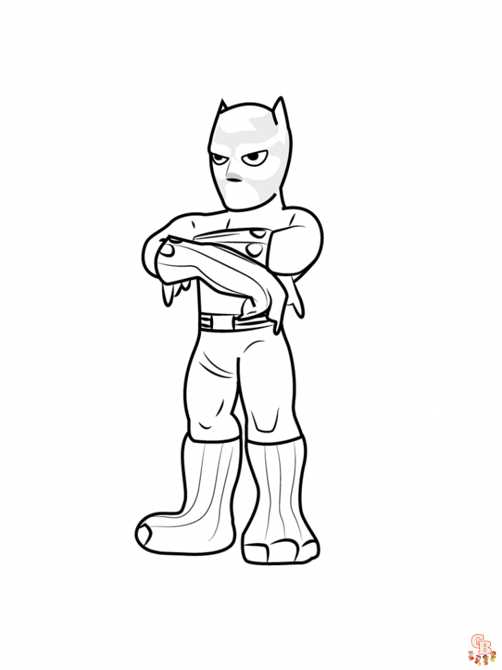 Free black panther coloring pages