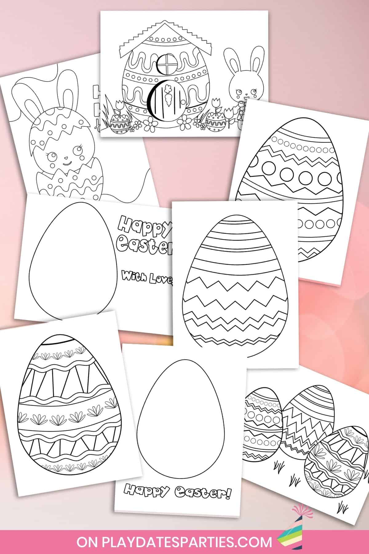 Easter coloring pages â playdates to parties