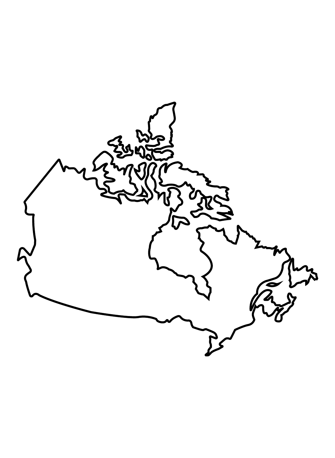 Canada coloring pages printable for free download