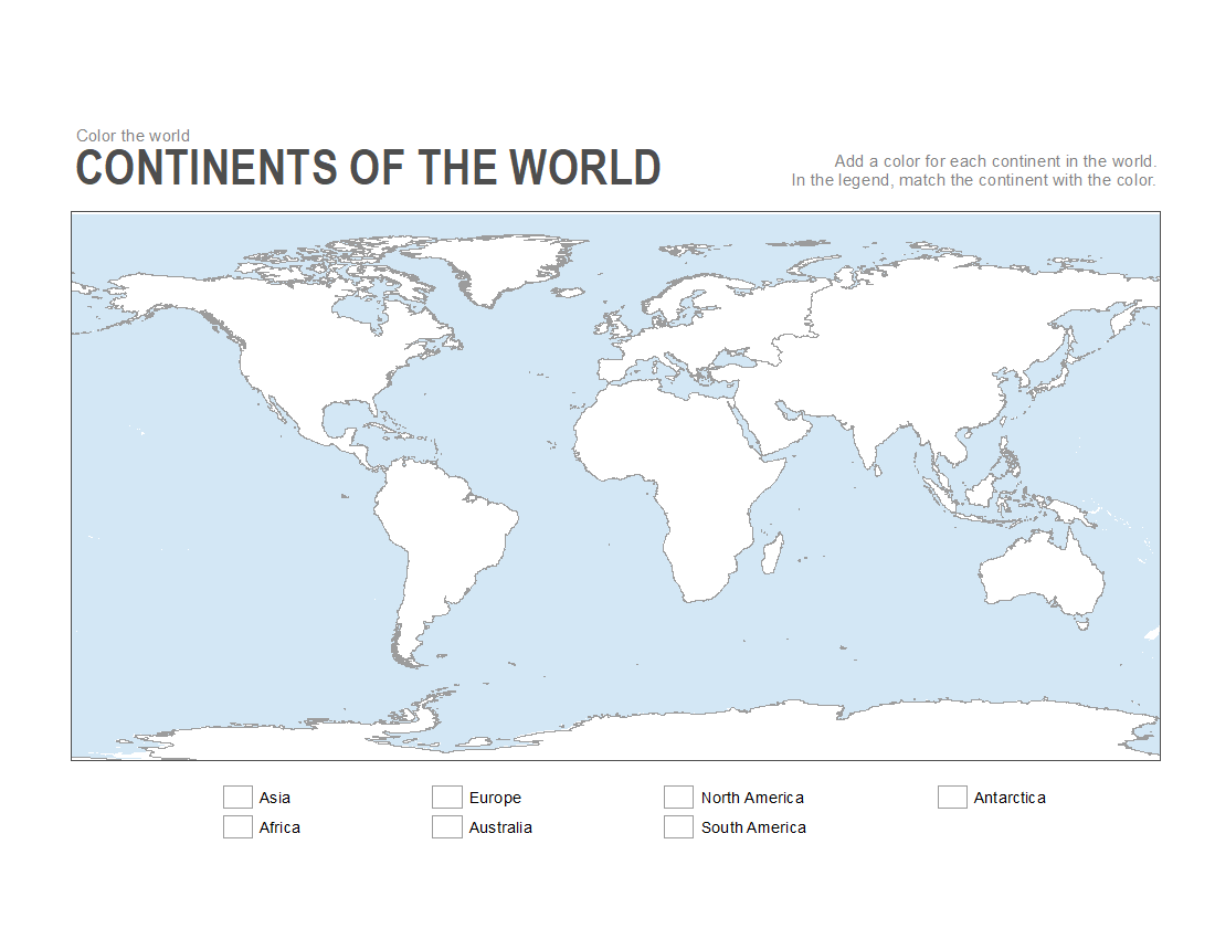 Printable blank maps for coloring