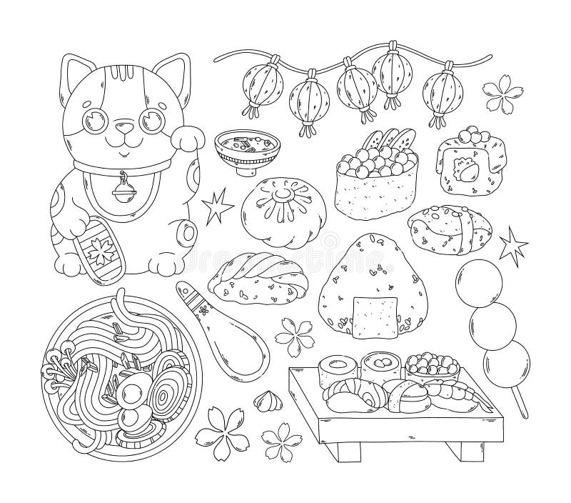 Japanese lantern coloring stock illustrations â japanese lantern coloring stock illustrations vectors clipart