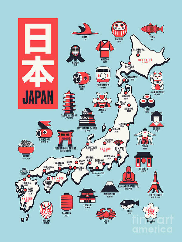 Japan map