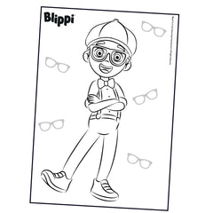 Blippi coloring pages free download blippi coloring sheets