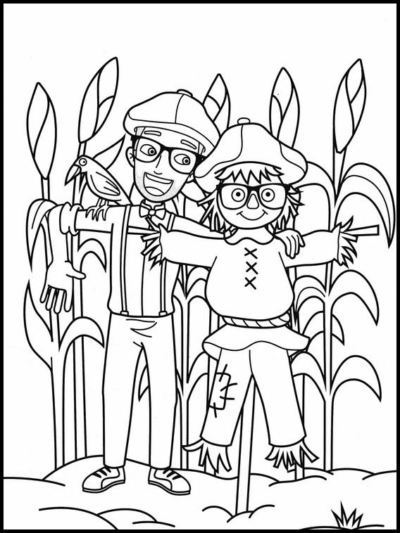 Coloring game blippi