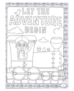 Blippi mega coloring book â lex and summer