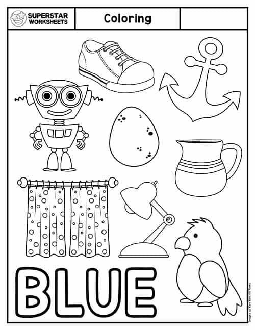 Coloring worksheets for preschool