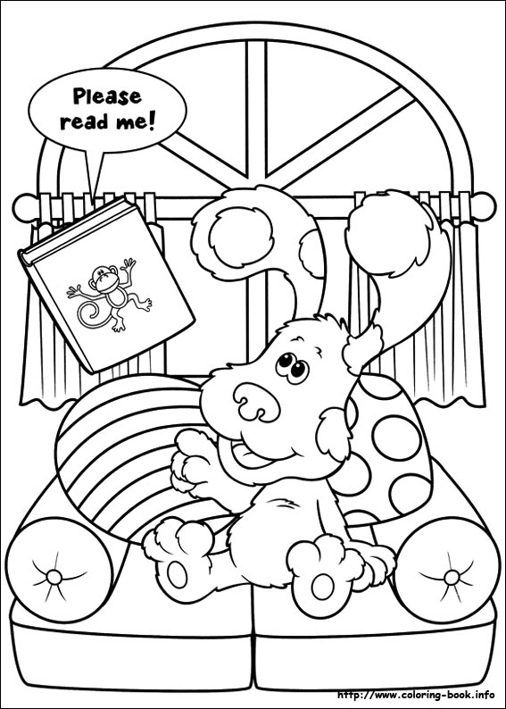 Blues clues coloring picture