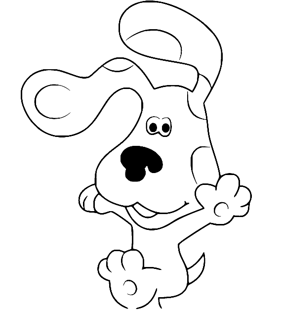 Blues clues coloring pages printable for free download