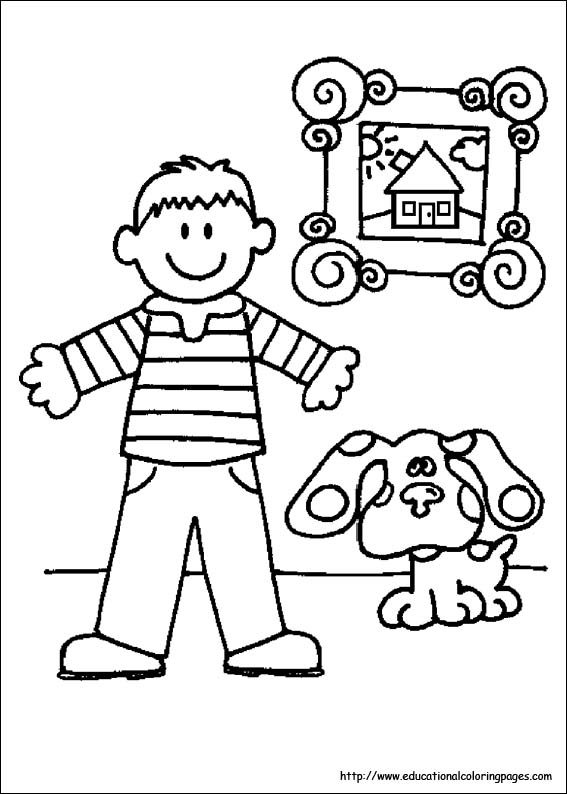 Blues clues coloring sheets