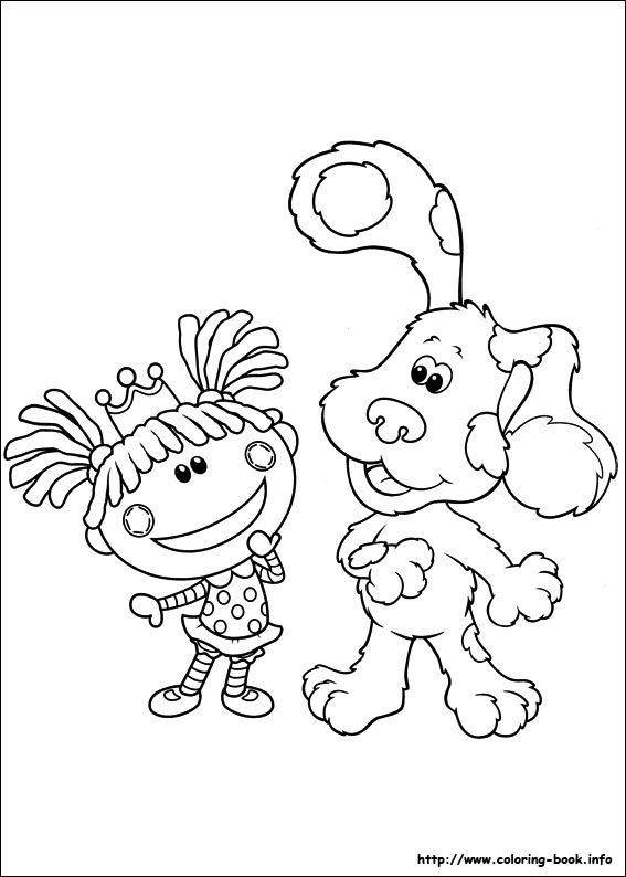 Blues clues coloring picture