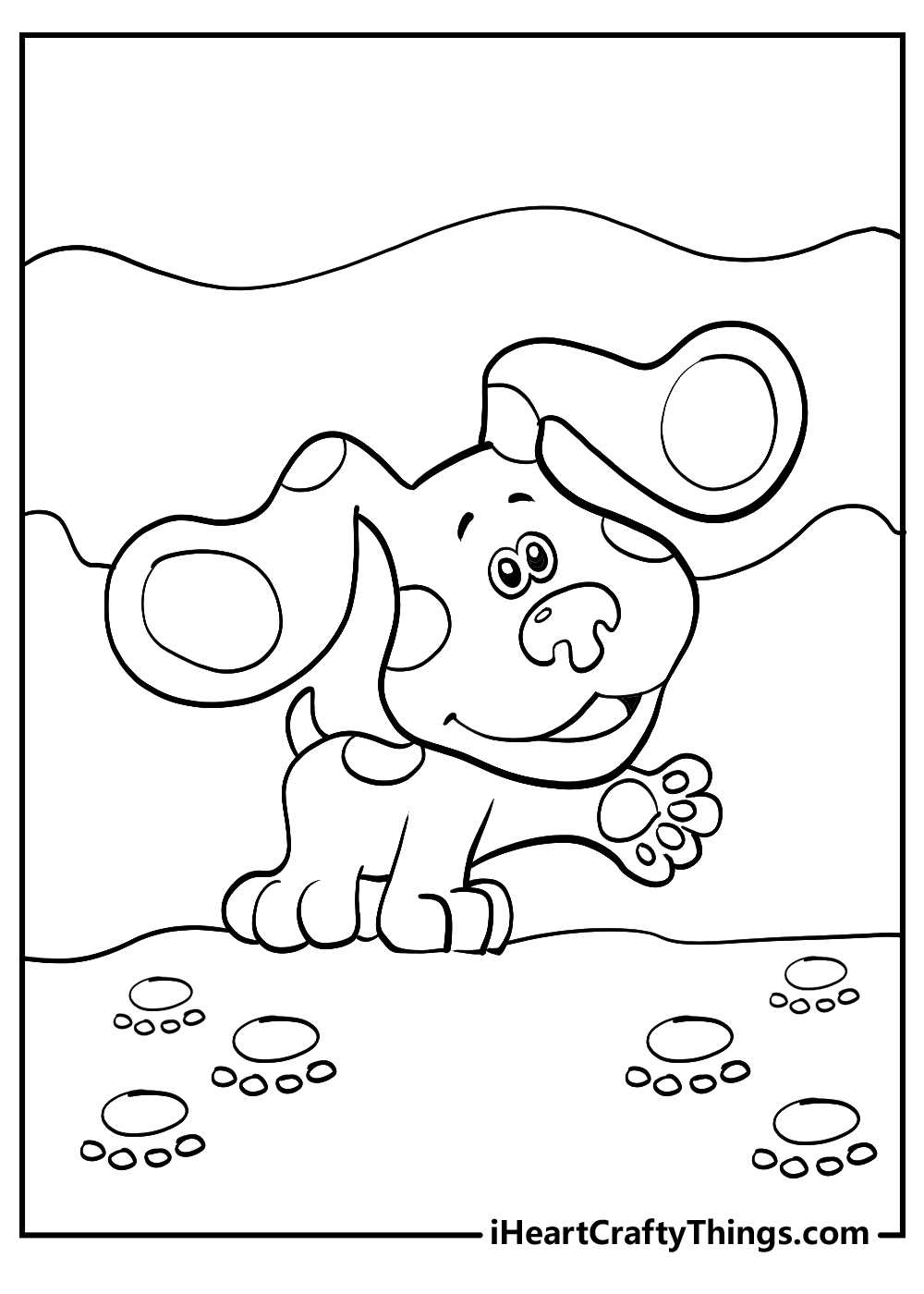 Printable blues clues coloring pages updated