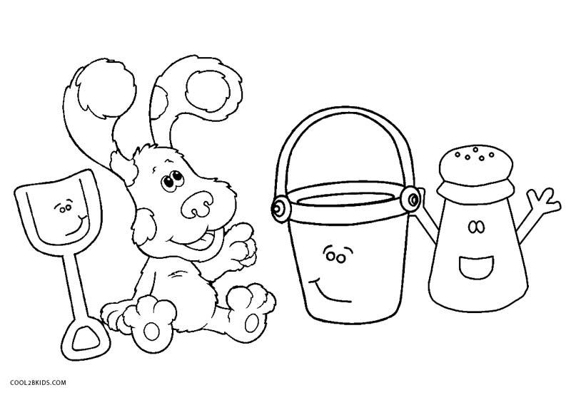 Free printable blues clues coloring pages for kids