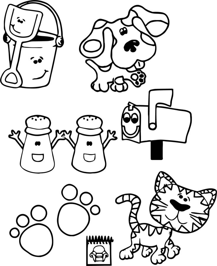 Blues clues periwinkle coloring pages