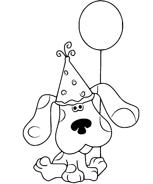 Blues clues coloring pages printable for free download