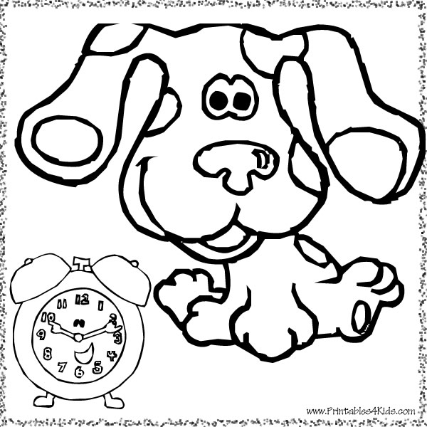 Blues clues with tickety â printables for kids â free word search puzzles coloring pages and other activities