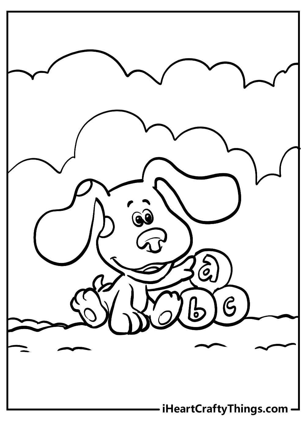 Printable blues clues coloring pages updated