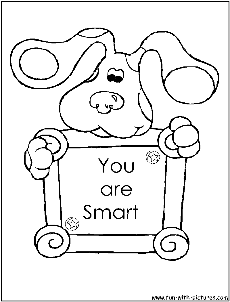 Bluesclues coloring pages