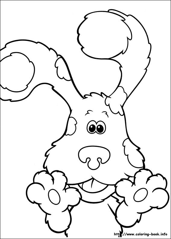 Blues clues coloring picture