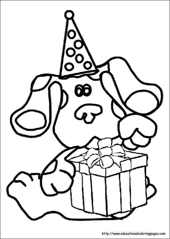 Blues clues coloring sheets