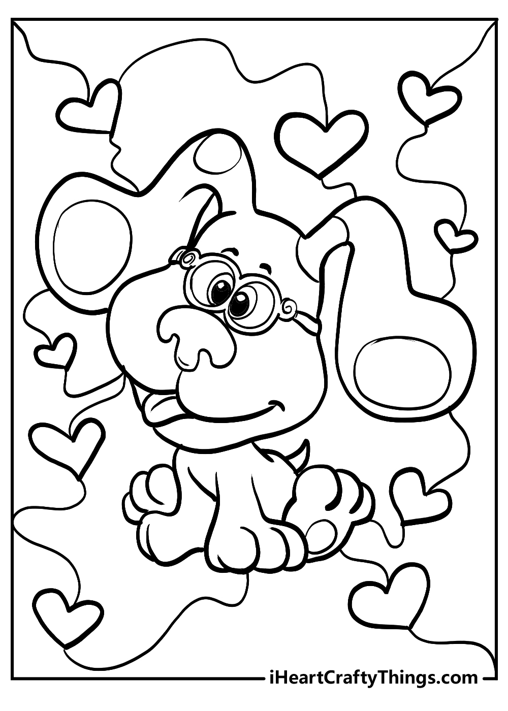 Printable blues clues coloring pages updated