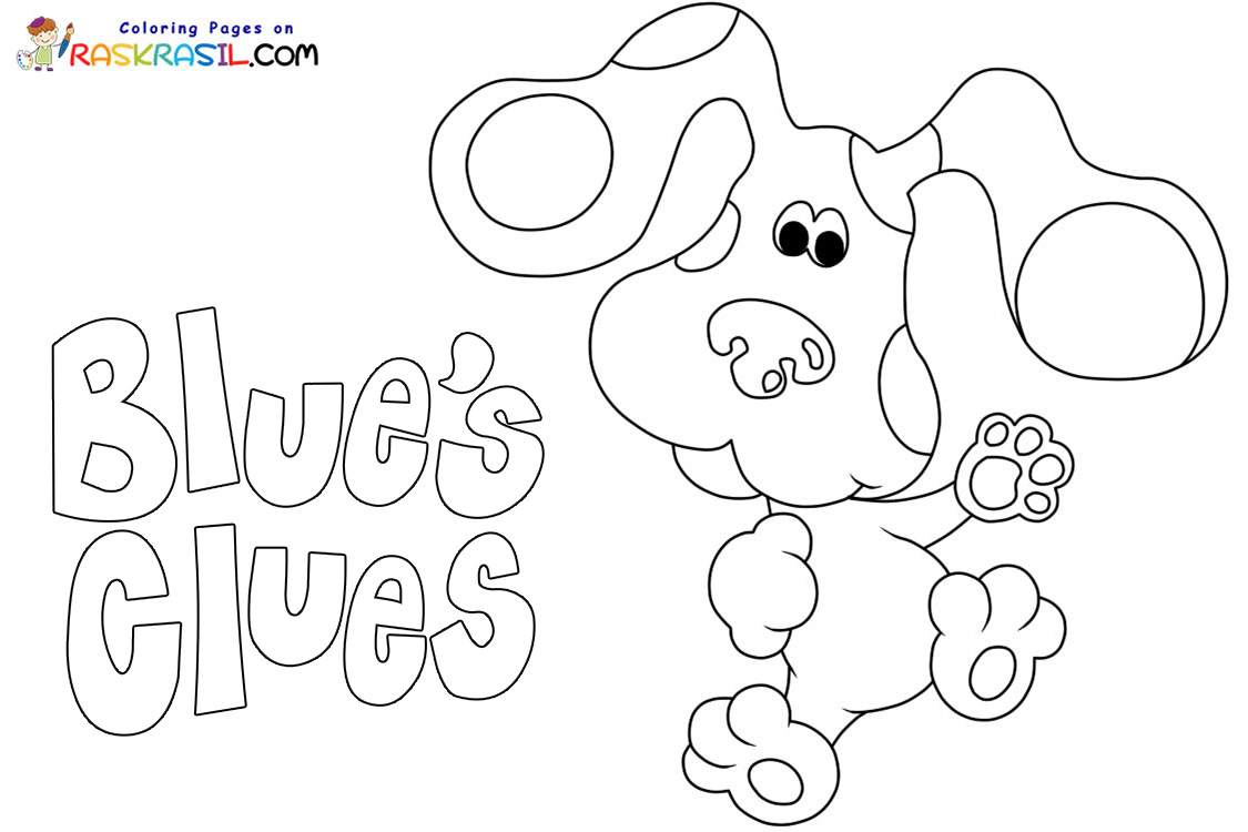 Blues clues coloring pages