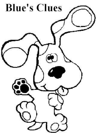 Blues clues coloring page