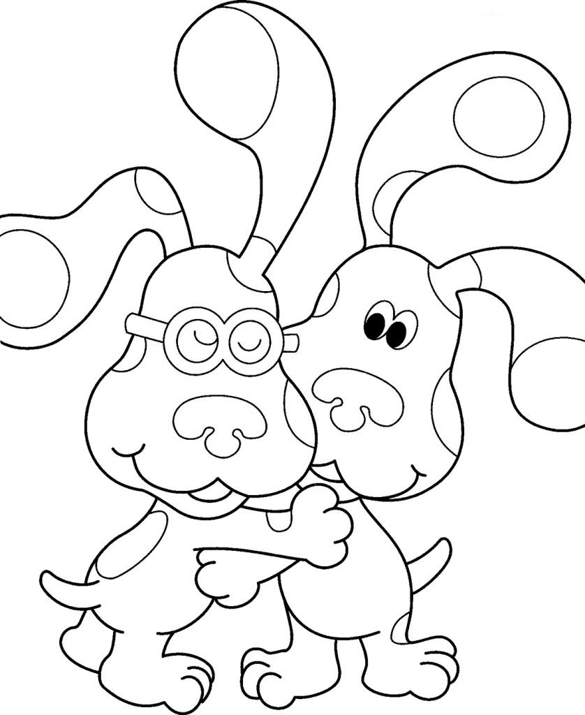 Free printable blues clues coloring pages for kids nick jr coloring pages coloring pages for kids free coloring pages