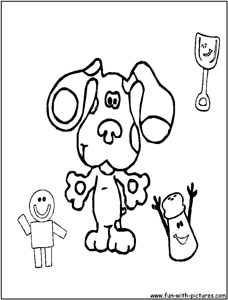 Bluesclues coloring pages