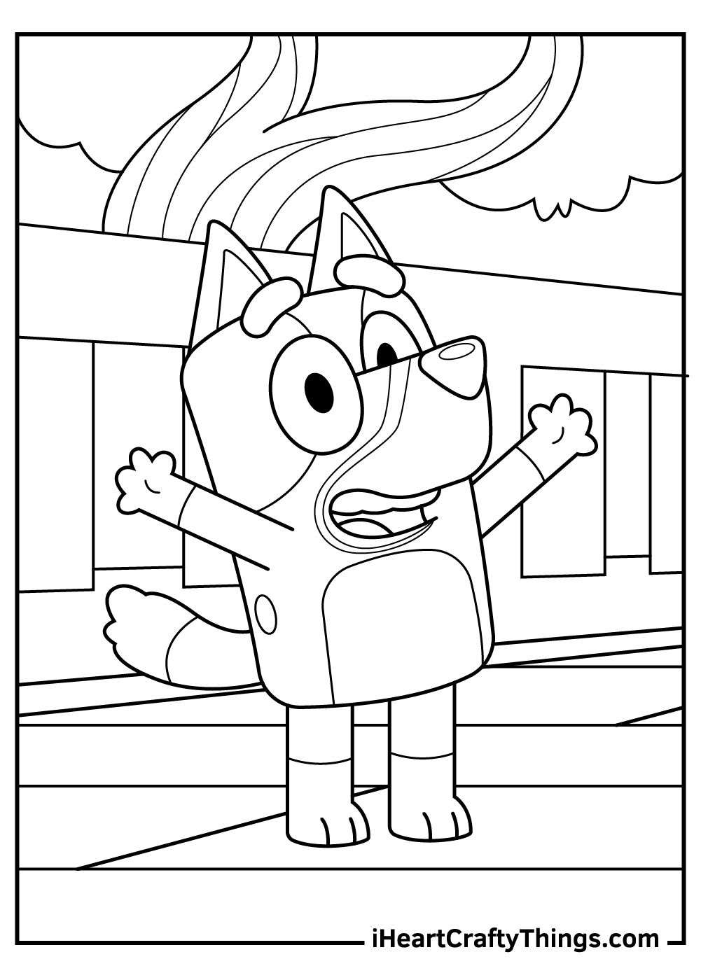 Bluey coloring pages family coloring pages bear coloring pages cute coloring pages