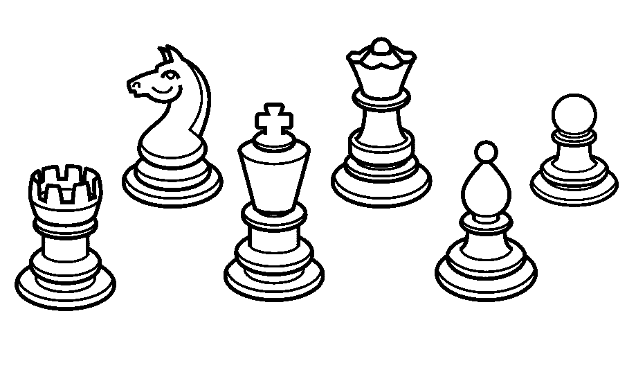 Chess coloring pages printable for free download