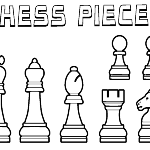 Chess coloring pages printable for free download