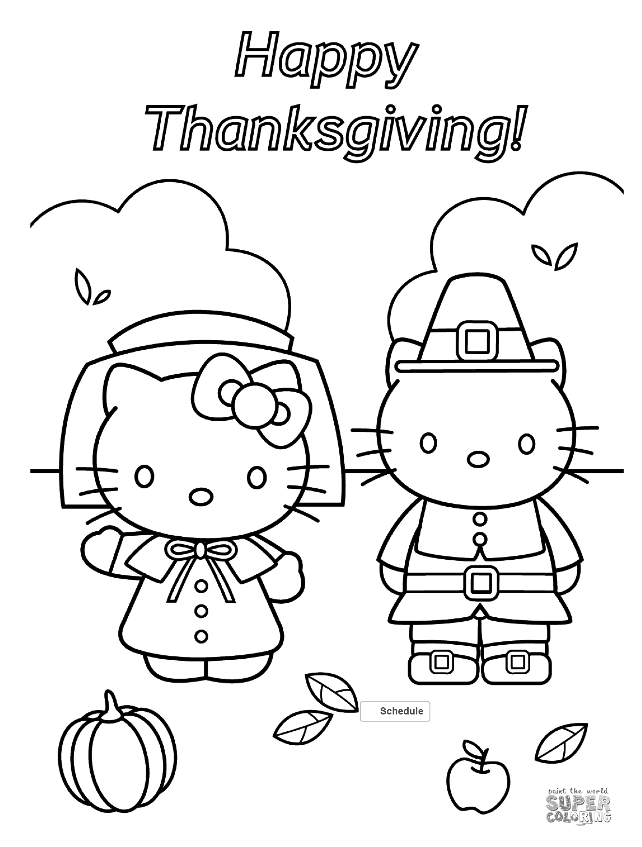 Free thanksgiving coloring pages for adults kids