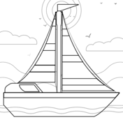 Ships and boats coloring pages free coloring pages