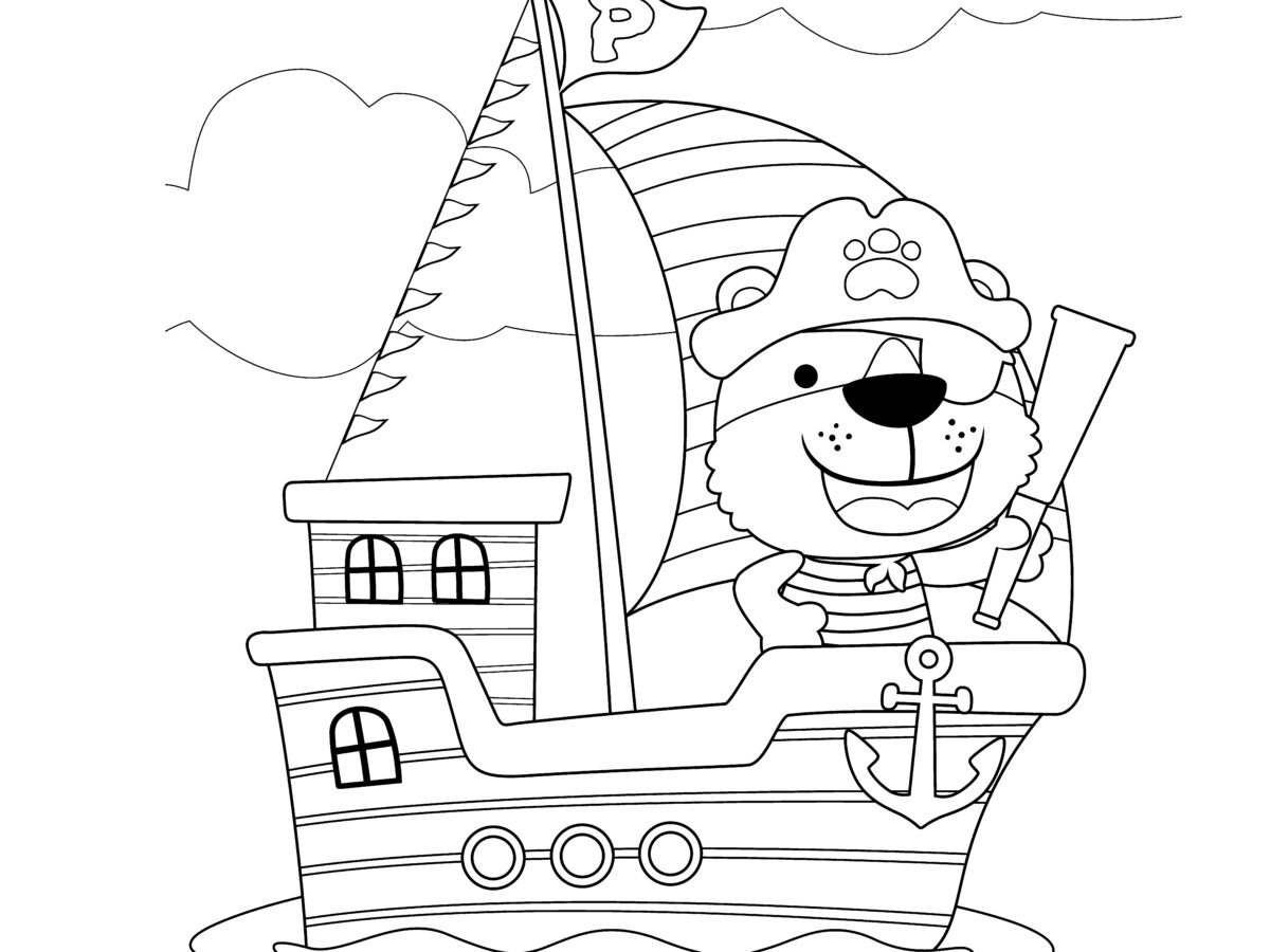 Printable boat coloring pages for kids add some color to that boat