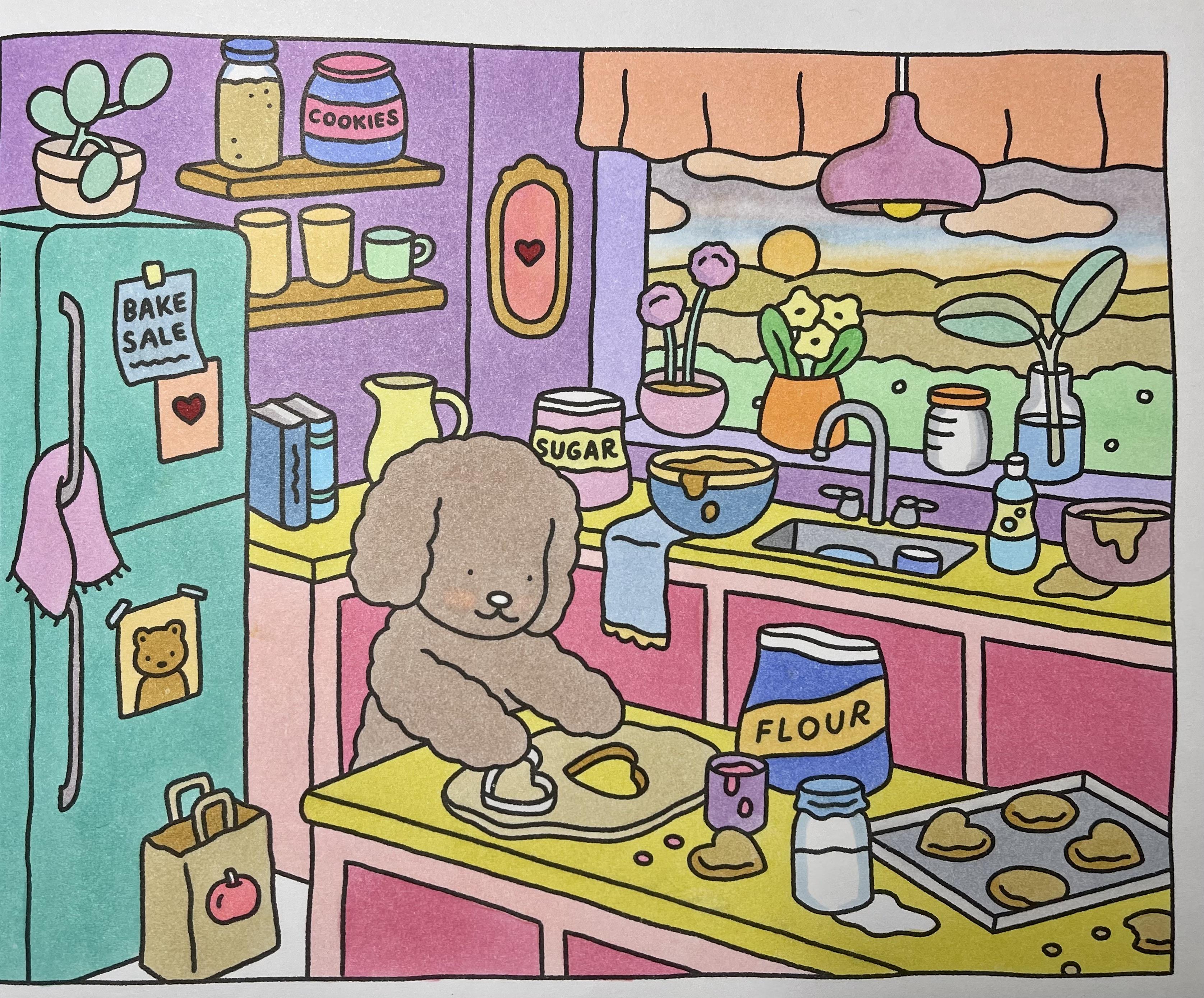 My finished bobbie goods coloring book rcoloring