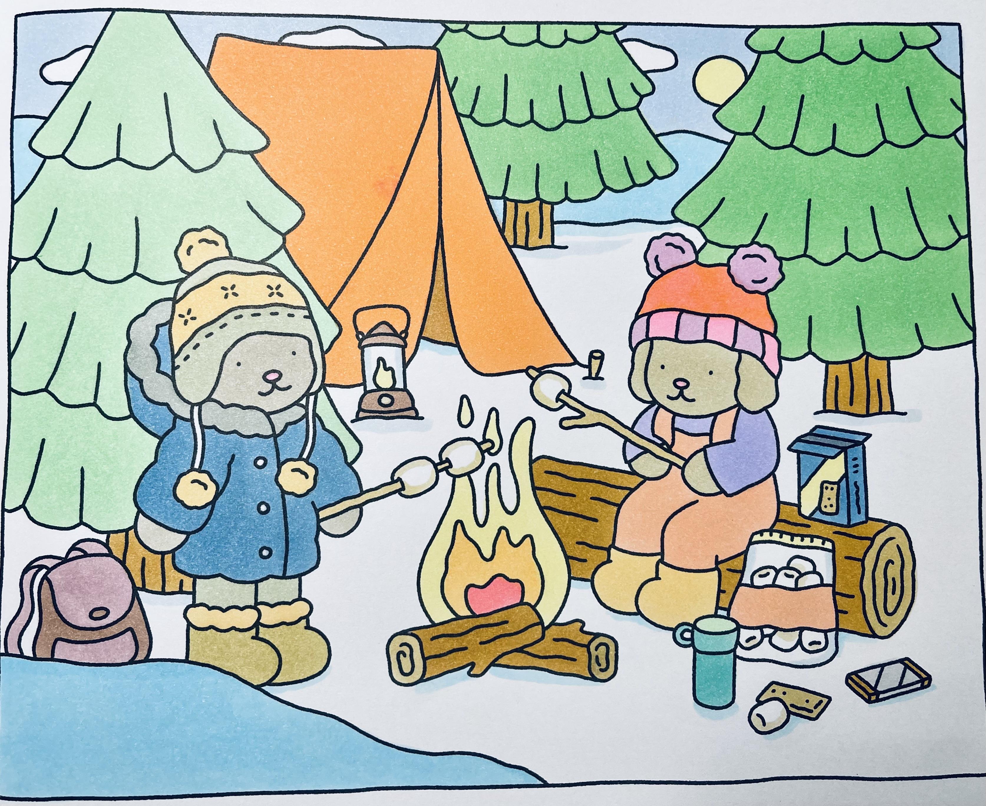 My finished bobbie goods coloring book rcoloring