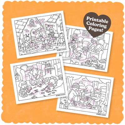 Digital download â october coloring pages bobbie goods reviews on