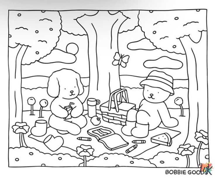 Bobbie goods coloring pages for kids