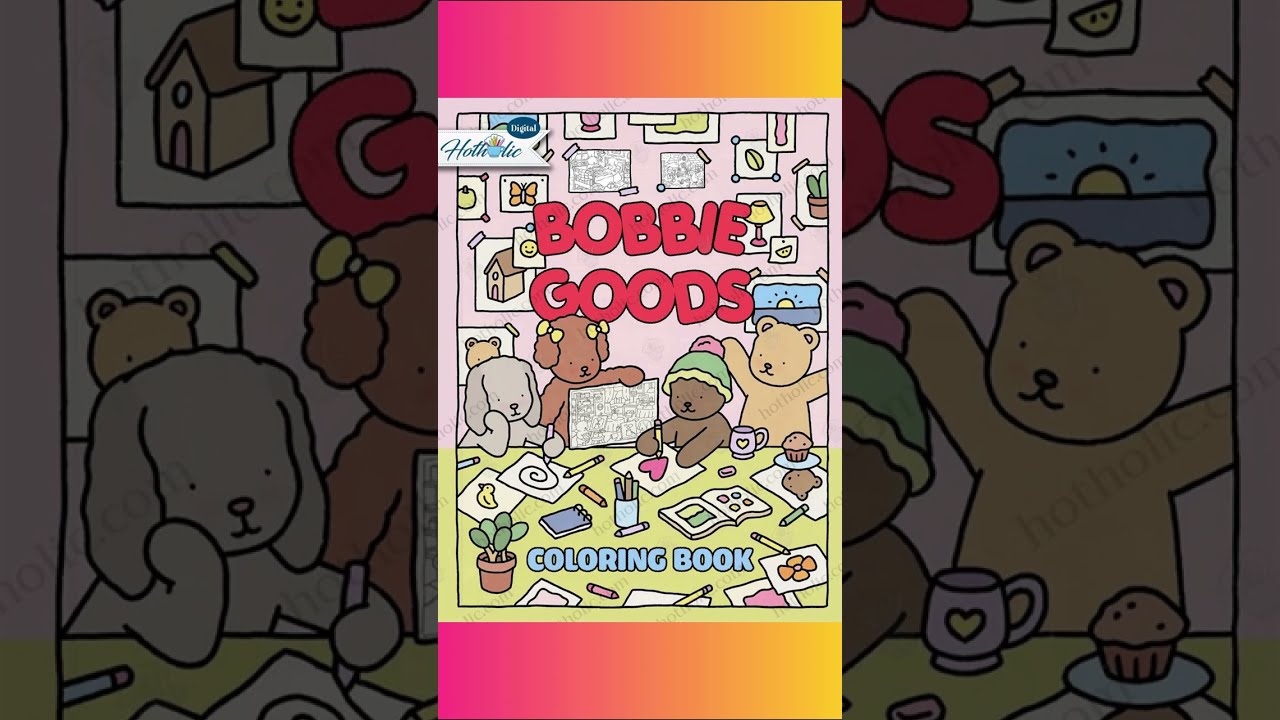 Bobbie goods coloring book coloringbook coloring coloringpages bobbiegoods