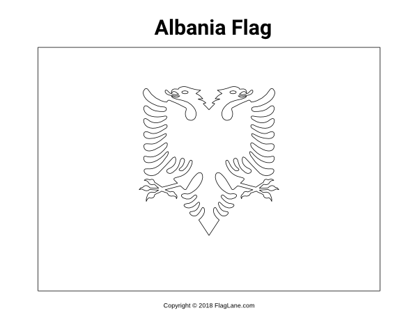 Free flag coloring pages