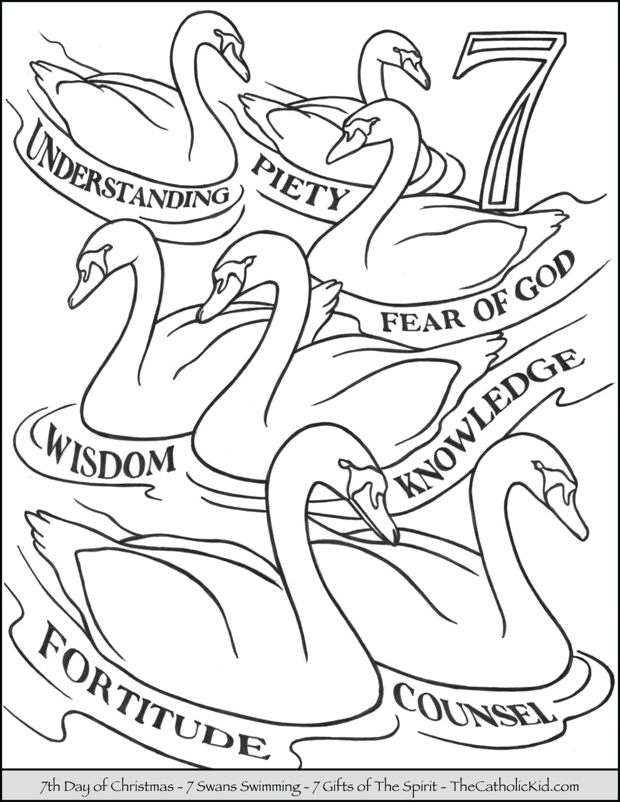 Days of christmas coloring pages