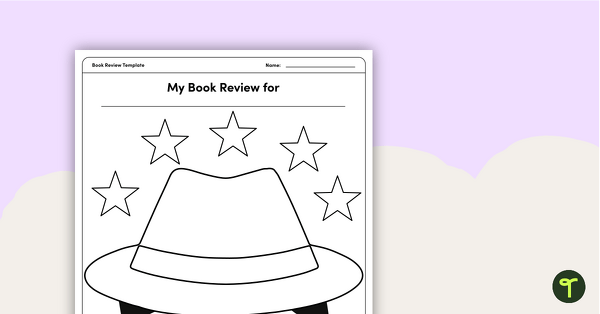 Book review templates for teachers teach starter