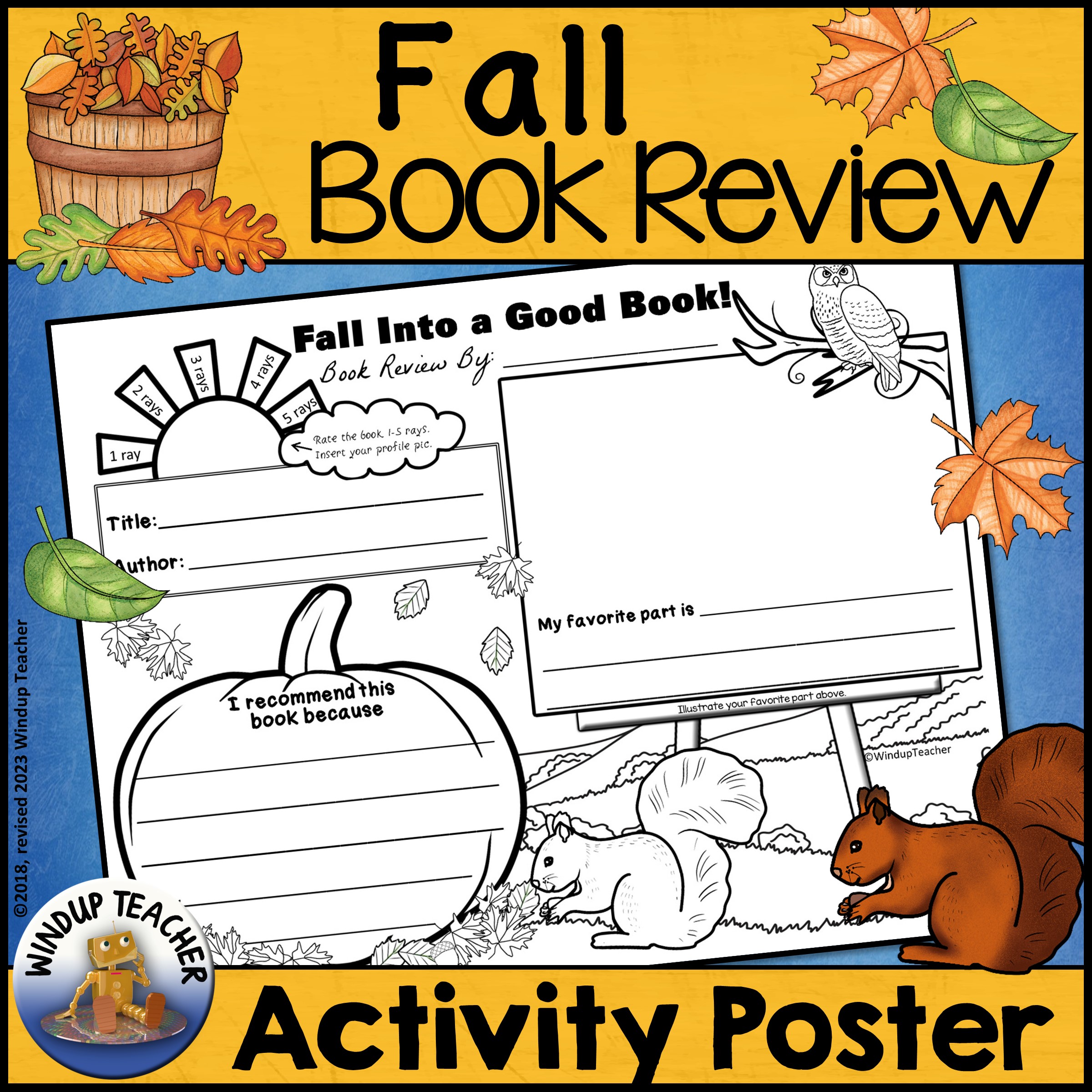 Book review poster