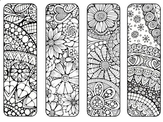 Bookmarks to color and print bookmark by littleshoptreasures free printable bookmarks coloring bookmarks coloring pages