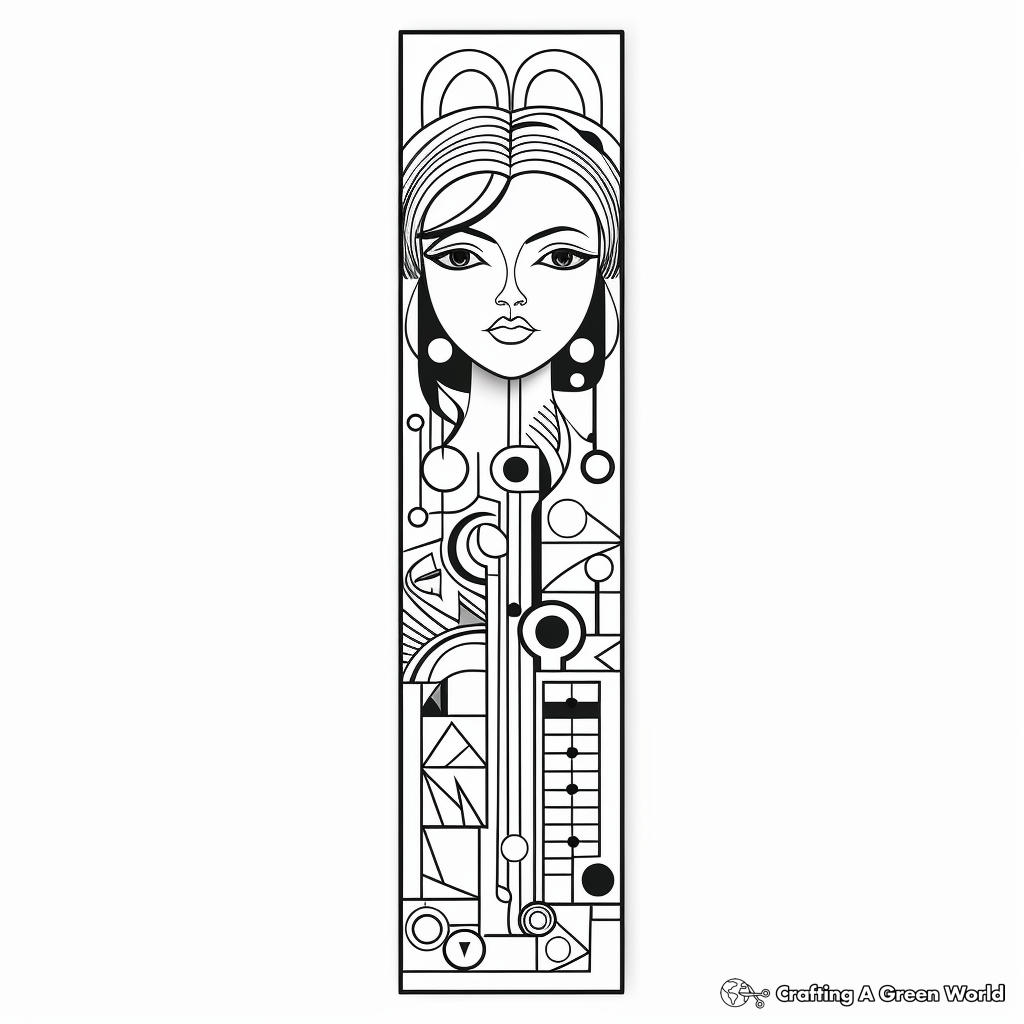 Bookmark coloring pages