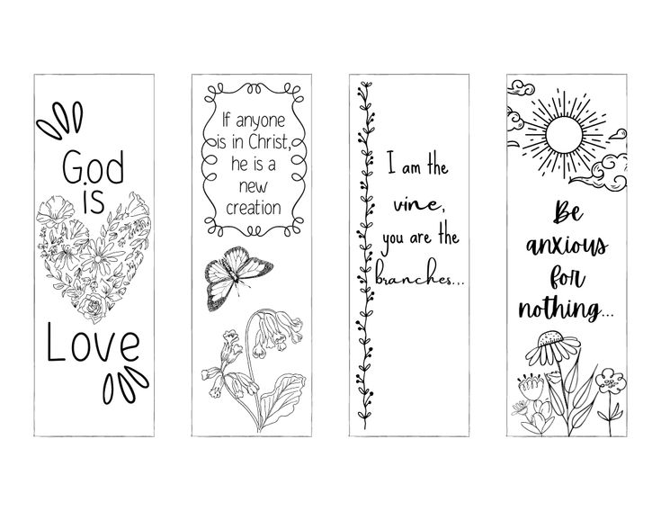 Free christian bookmarks to print and color bible bookmark free printable bookmarks coloring bookmarks free