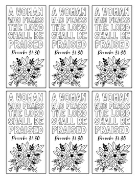 Christian mothers day printable bible verse coloring bookmarks craft